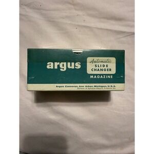 Vintage Argus No 593 Automatic Slide Changer Magazine Set of 2‎ with Boxes